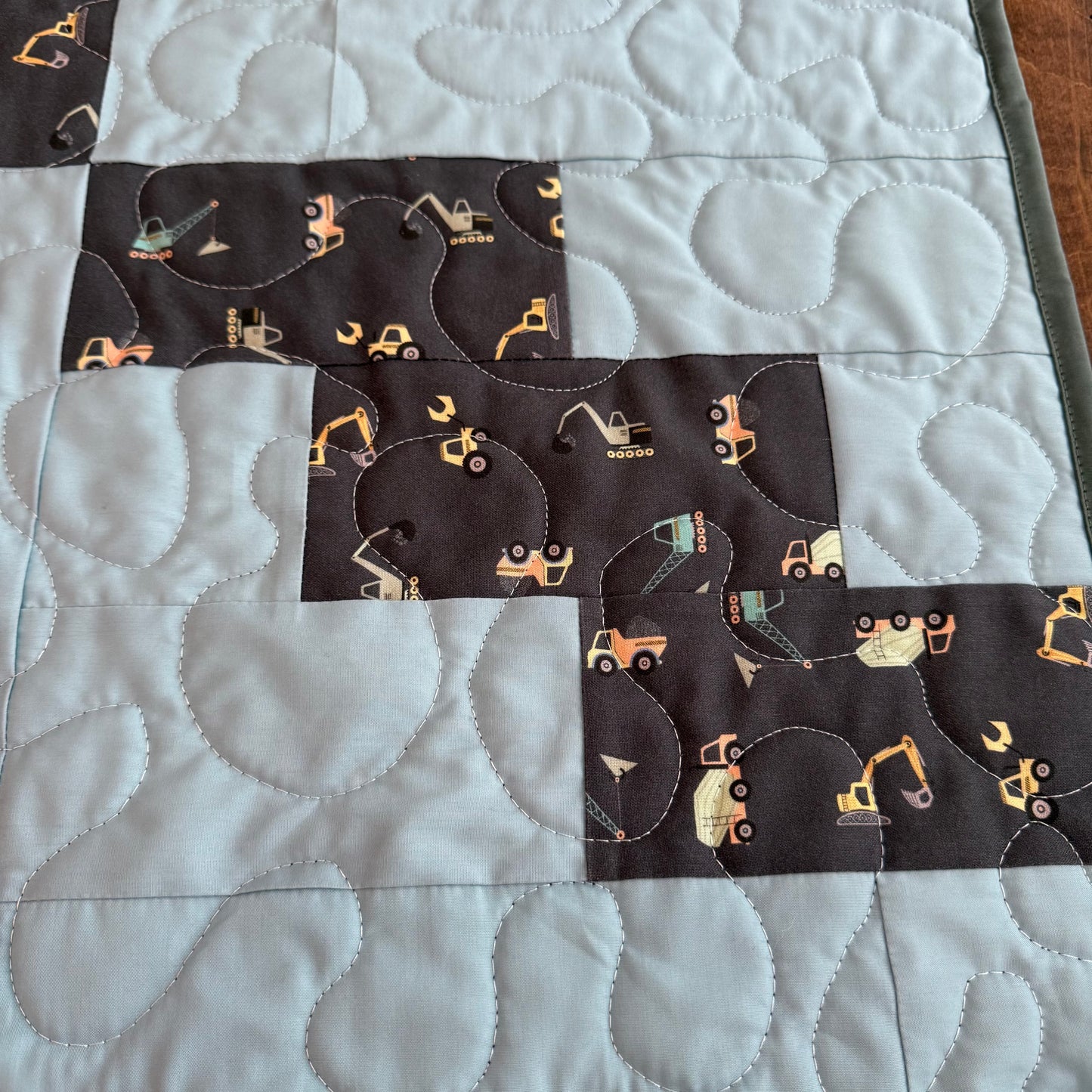 Baby Quilt - Time to Build