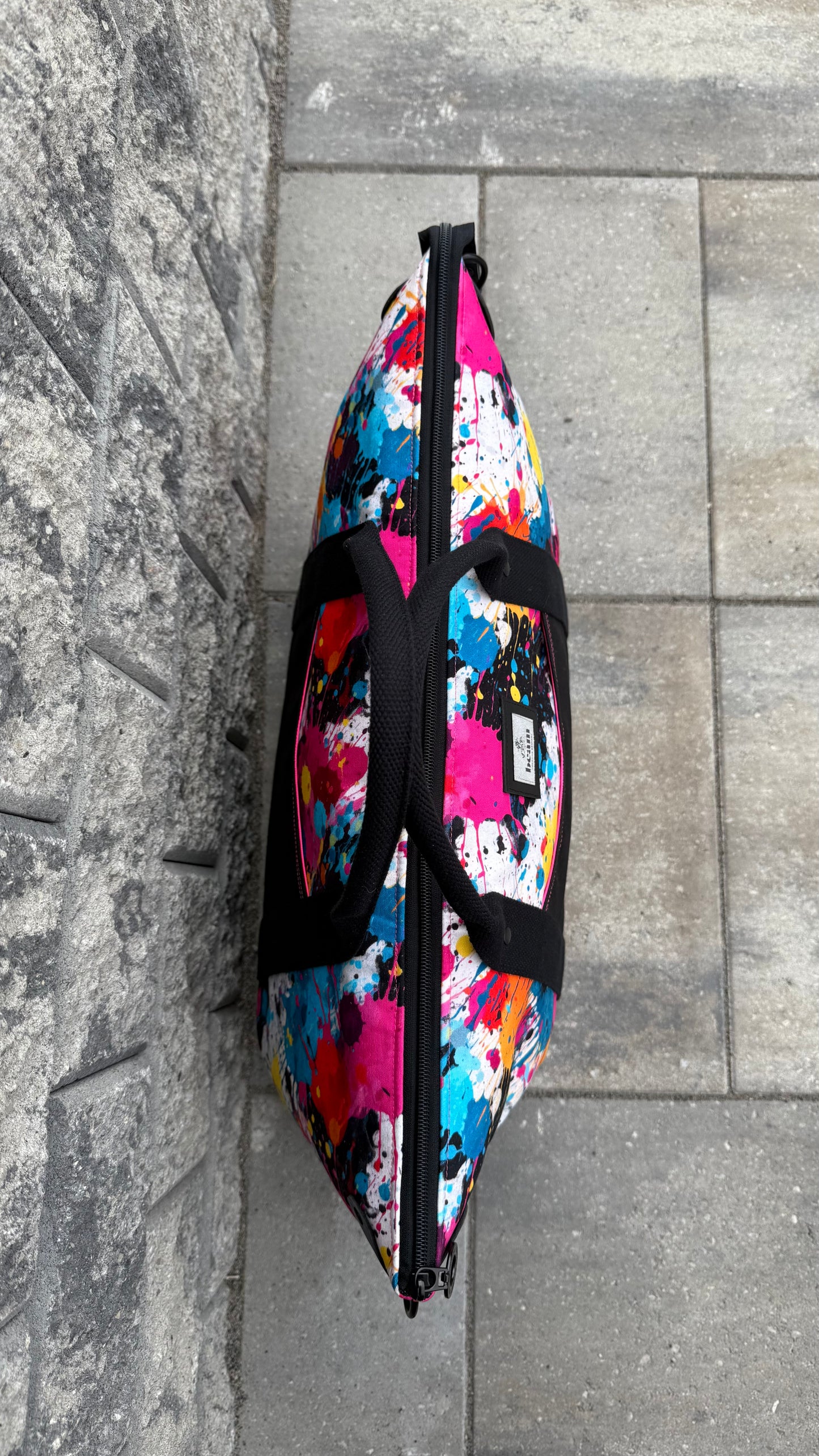 Oxbow Tote, Weekender Bag - Paint Splatter