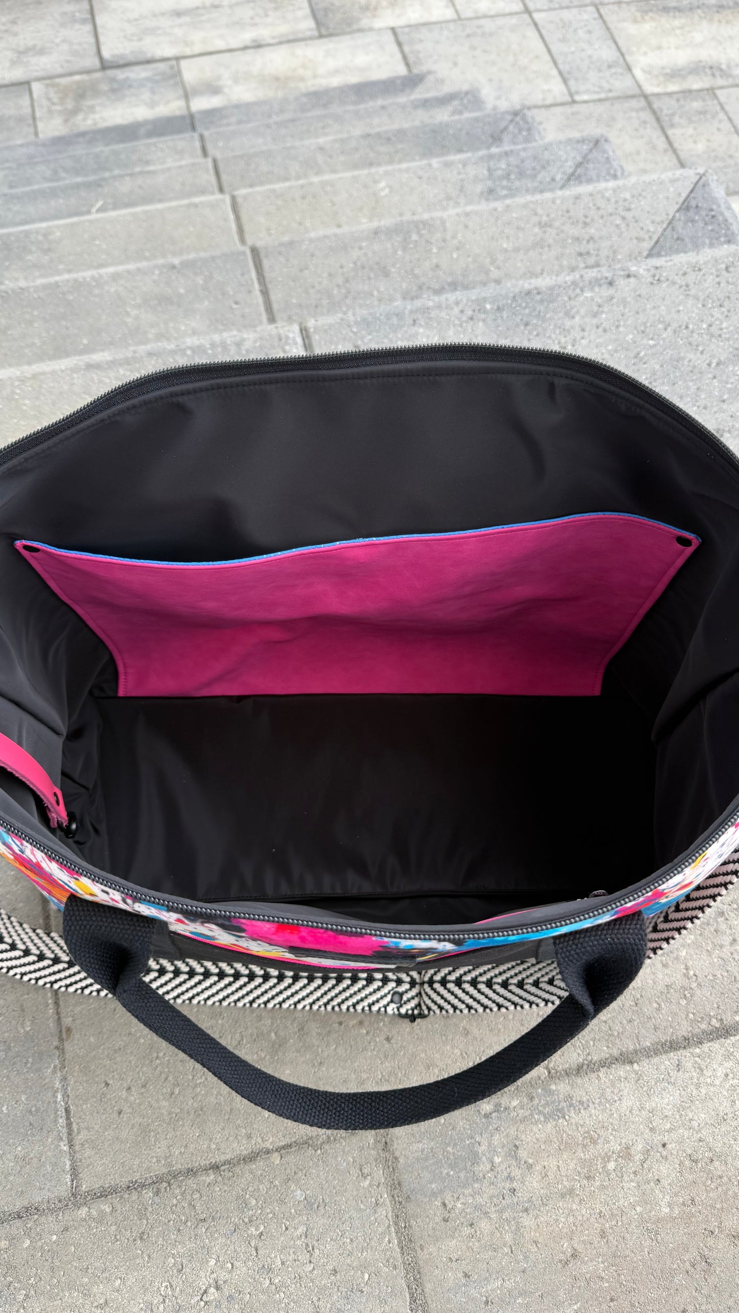 Oxbow Tote, Weekender Bag - Paint Splatter