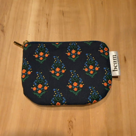 Sweet Little Coin Pouch - Navy Liberty Floral