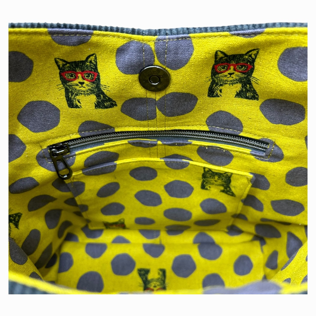 Compass Shoulder Bag - Cool Cat