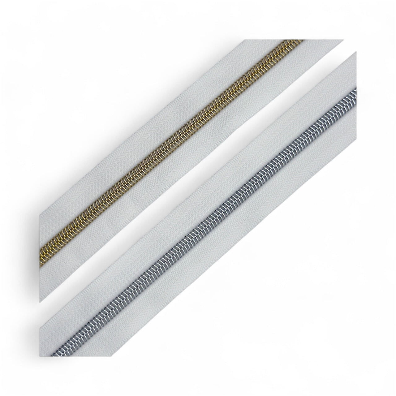 White - #5 Zipper Tape