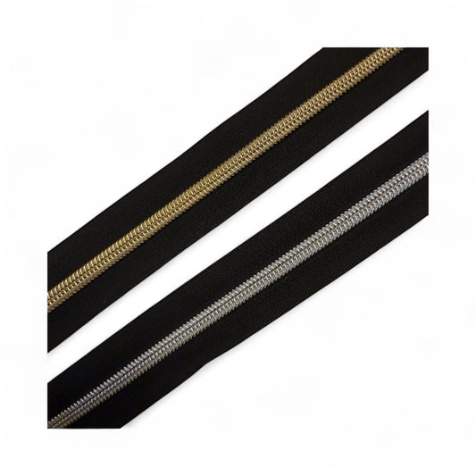 Black - #5 Zipper Tape