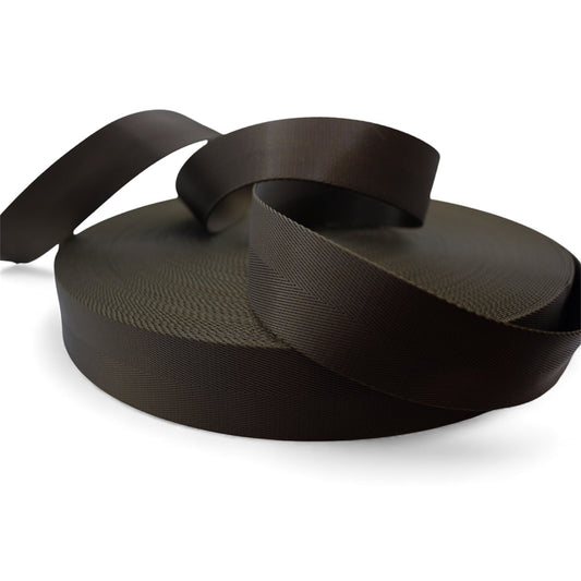 Dark Chocolate Nylon Webbing