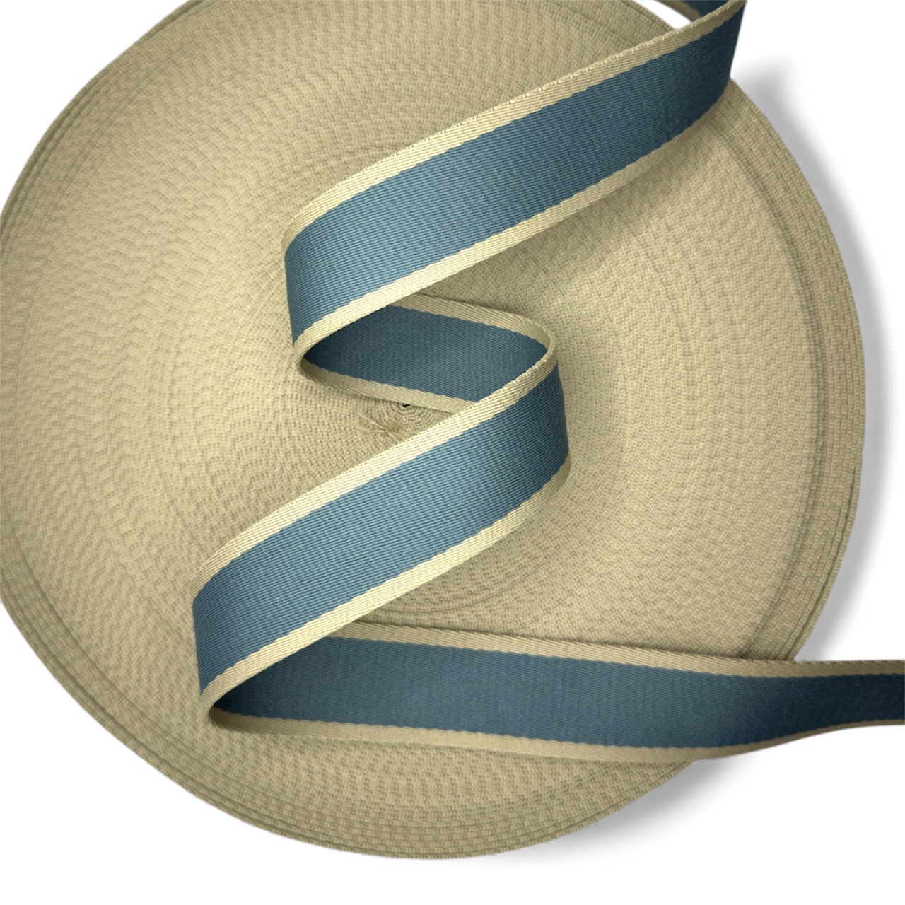 Denim Striped Polyester Webbing