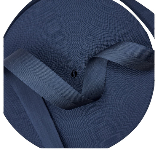 Dark Denim Blue Nylon Webbing