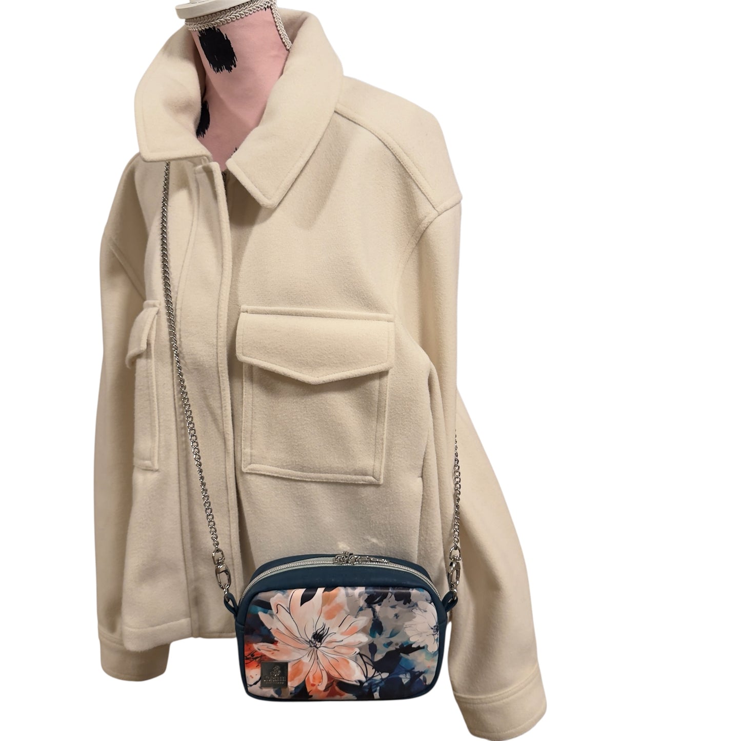 Tiny Cata Crossbody/Clutch - Whimsical Floral