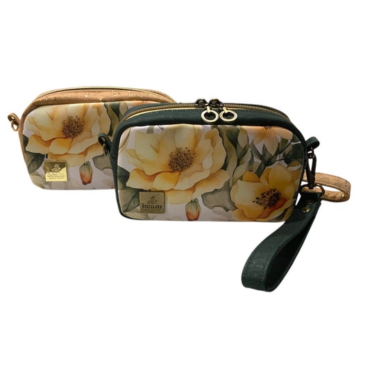 Tiny Cata Crossbody/Clutch - Yellow Floral