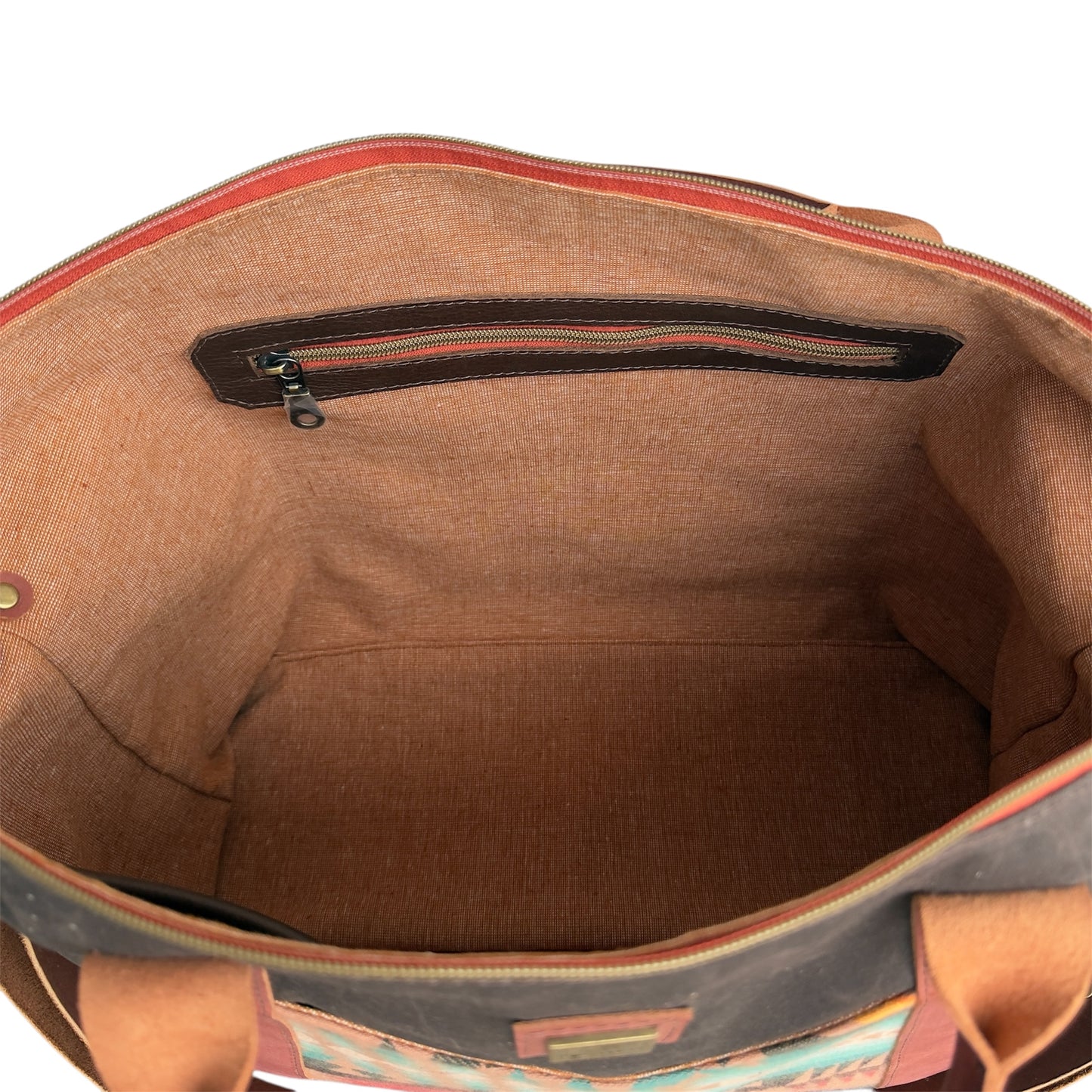 Oxbow Tote, Weekender Bag - Brown Waxed Canvas