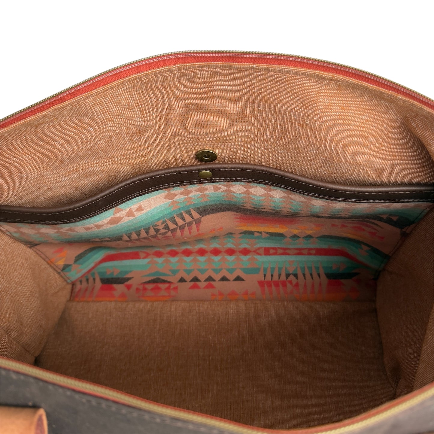 Oxbow Tote, Weekender Bag - Brown Waxed Canvas